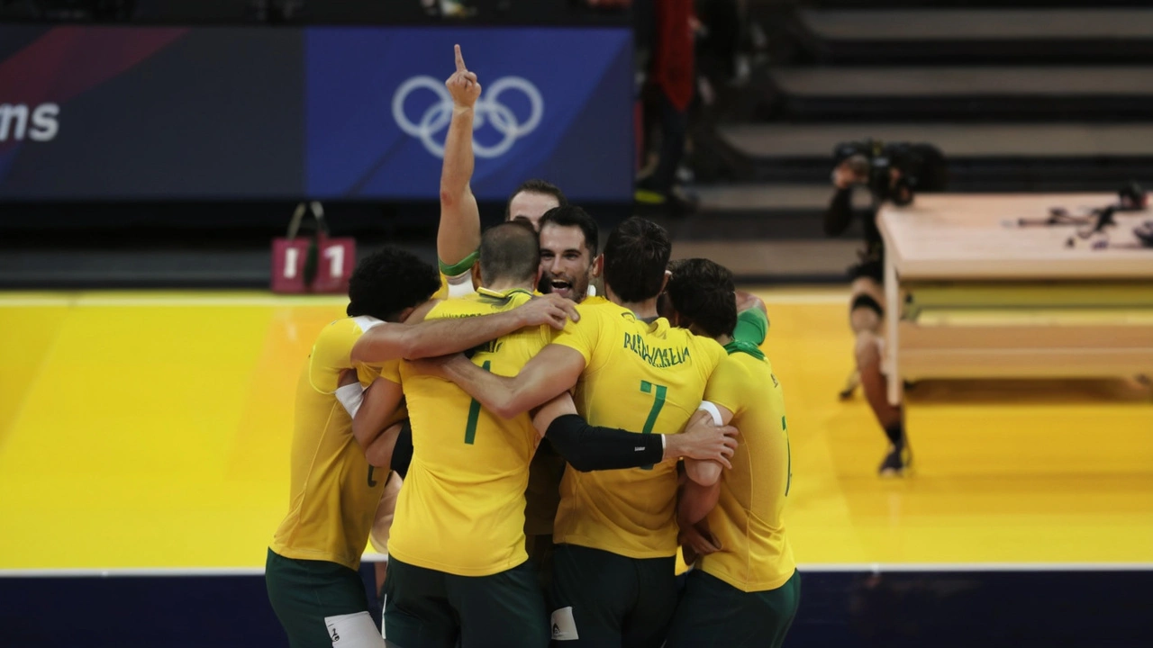 Brasil Vence Egito no Vôlei Masculino por 3-0 e Avança para as Quartas de Final nas Olimpíadas de Paris