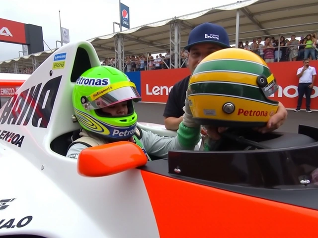 Lewis Hamilton emociona fãs ao homenagear Ayrton Senna em Interlagos