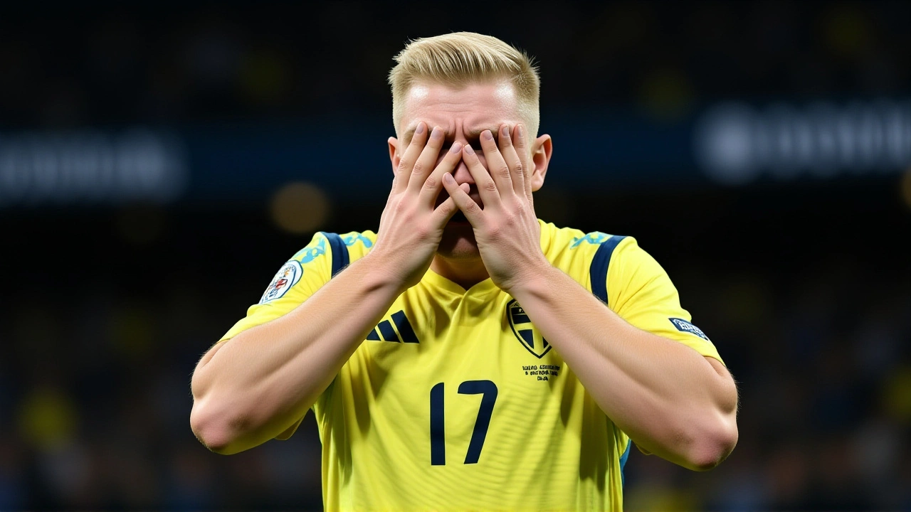 Suécia empata em 1-1 com Eslovênia e vê sonho da Copa do Mundo 2026 desmoronar