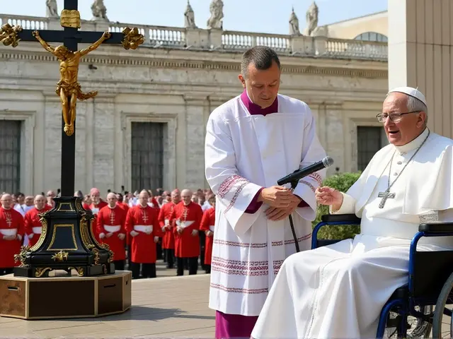 Papa Francisco aparece na Páscoa 2025 apesar de infecção respiratória